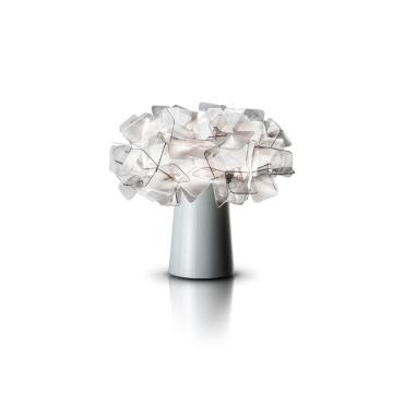 SLAMP Clizia Smoked Table Lamp - White