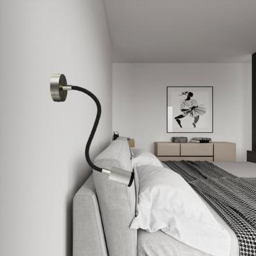 Flex 30 Mini Spotlight LED Wall Lamp Creative-Cables APMFLGUTIS30TISRM04-L - Silver