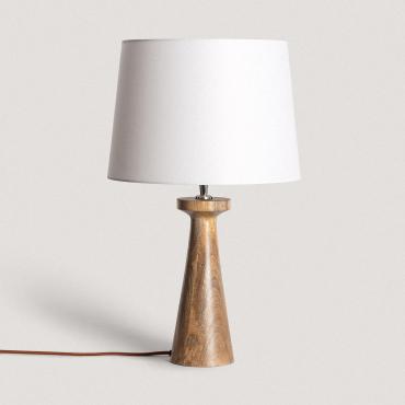 Product photography: Rani Wooden Table Lamp ILUZZIA 