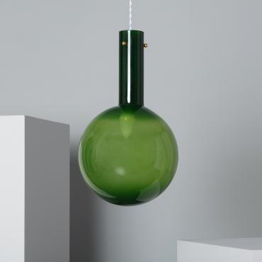 Olivo Glass Pendant Lamp - Olive Green