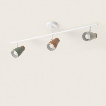 Alfio 3 Spotlight Metal Ceiling Lamp - Multicolour