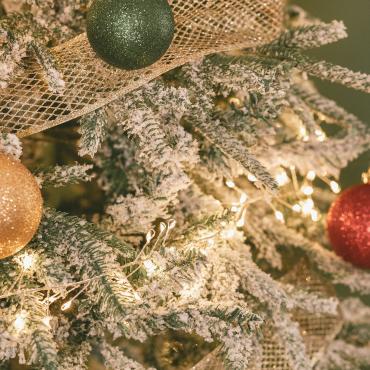 9.6m "Bunch" Chrome Wire Outdoor LED Garland - 2700K