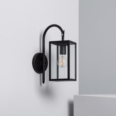 Atrium Above-Arm Wall Light in Black - Black