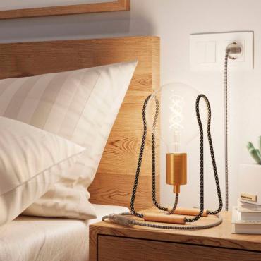 Creative-Cables Model KTCH0_ Taché Table Lamp - Red