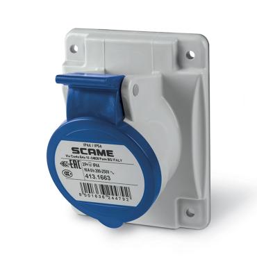 SCAME Optima Series 16 A  Wall Base - IP54 - 3P + PE