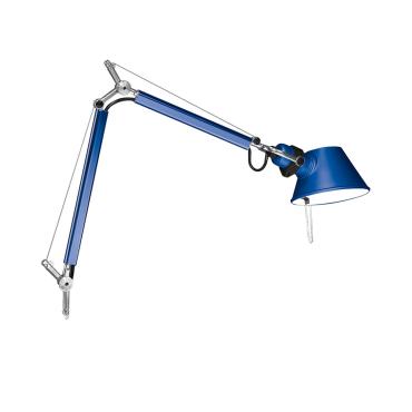 ARTEMIDE Tolomeo Micro Table Lamp with Bright White Support - Blue