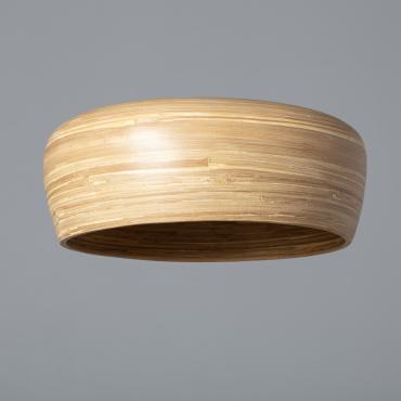 Shuka Sari Bamboo Pendant Lampshade ILUZZIA - Natural