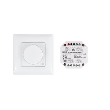 Triac LED Dimmer Kit with RF Wireless Remote Control - White