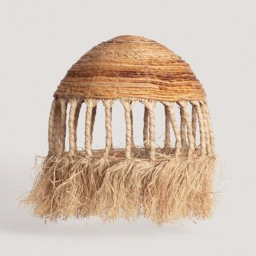 Sibu Rattan & Ramie Pendant Lamp ILUZZIA - Natural