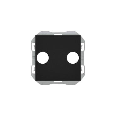 R-TV+Sat Socket Cover SIMON 270 20000053 - White