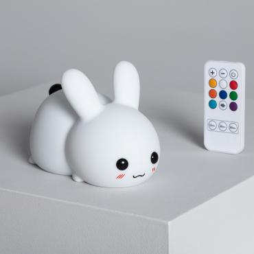 LED Rabbit RGB Silicone Nightlight with Battery IP67 -