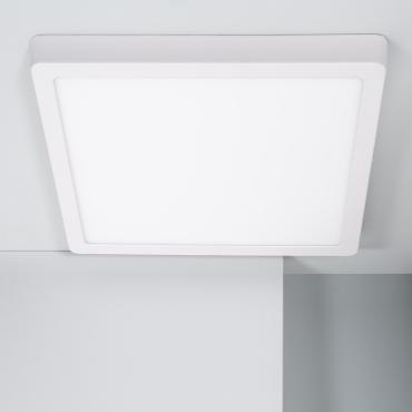 24W Galan Aluminium CCT Selectable SwitchDimm Slim Square LED Surface Lamp 280x280 mm - White
