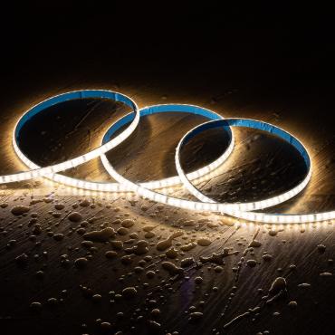 20m 220V AC LED Strip 120LED/m 9mm Wide cut at Every 10cm IP67 - 4000K