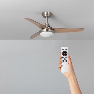 Neil Wooden Silent Ceiling Fan with DC Motor 107cm - Silver