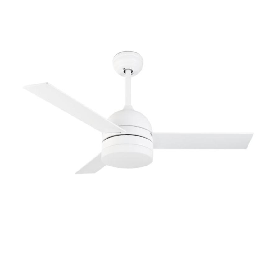 Inca Ceiling Fan with AC Motor in White AC LEDS-C4 VE-0001-BLA