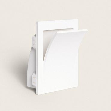 Plaster/Plasterboard Wall Light Integration for E14 LED Bulb with 313x253mm Cut Out - White