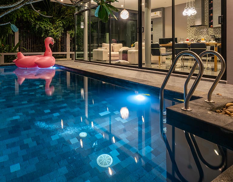 Bazénová LED světla