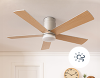 Deckenventilatoren mit Sommer-Winter-Funktion