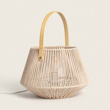 Lampada da Tavolo Corda Diantha Beige