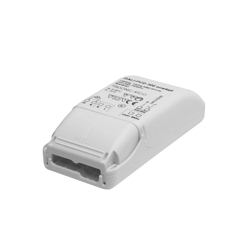 Dimmer Digitale a Taglio di Fase DAL PCD 1-300 one4all per Lampade Alogene e a Incandescenza TRIDONIC