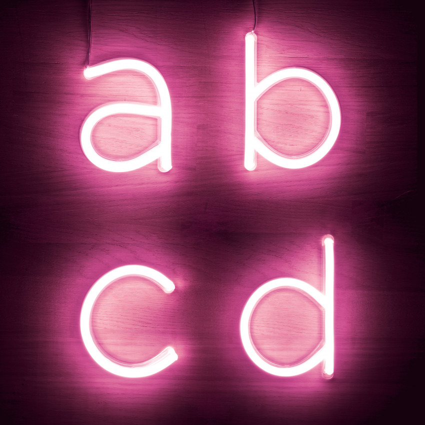 Lettere LED Neon Rosa