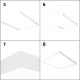 Panel LED 120x30cm 40W 4000lm (UGR17) + Kit de Superficie