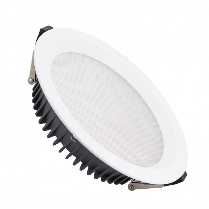 Downlight LED 40W SAMSUNG New Aero Slim 130lm/W Microprismatico (UGR17) LIFUD Foro Ø 200mm