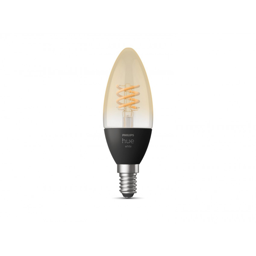 Lampadina LED E27 Filamento White 4.5W B35 PHILIPS Hue Candle 