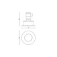 Foco Downlight White Ambiance GU10 PHILIPS Hue Adore Corte Ø70 mm