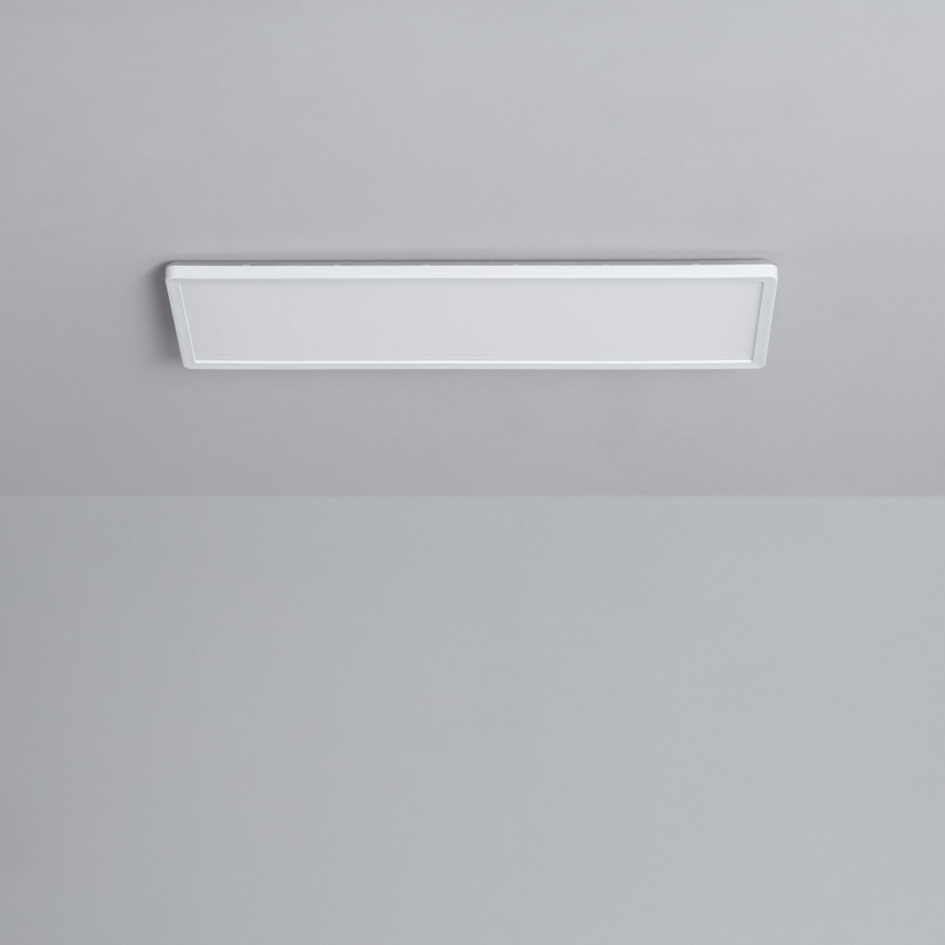 Plafoniera LED 24W Rettangolare Regolabile 580x200 mm Doppia Luce SwitchDimm