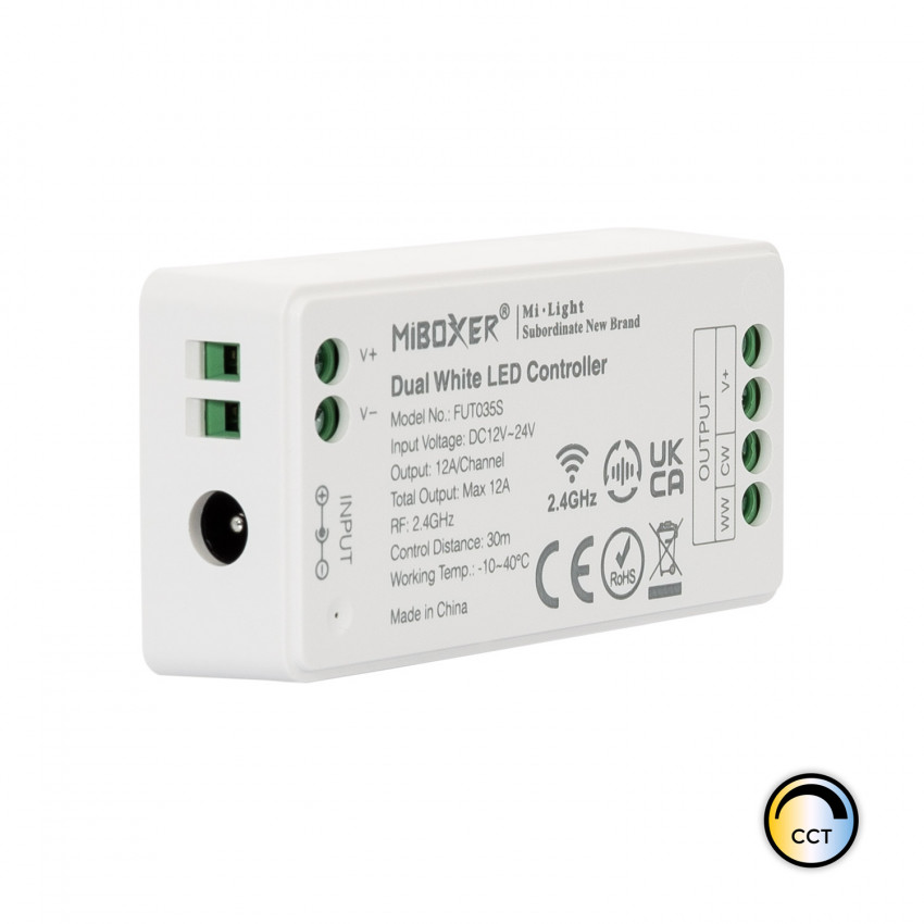 Controller Regolatore LED CCT 12/24V DC FUT035S MiBoxer 