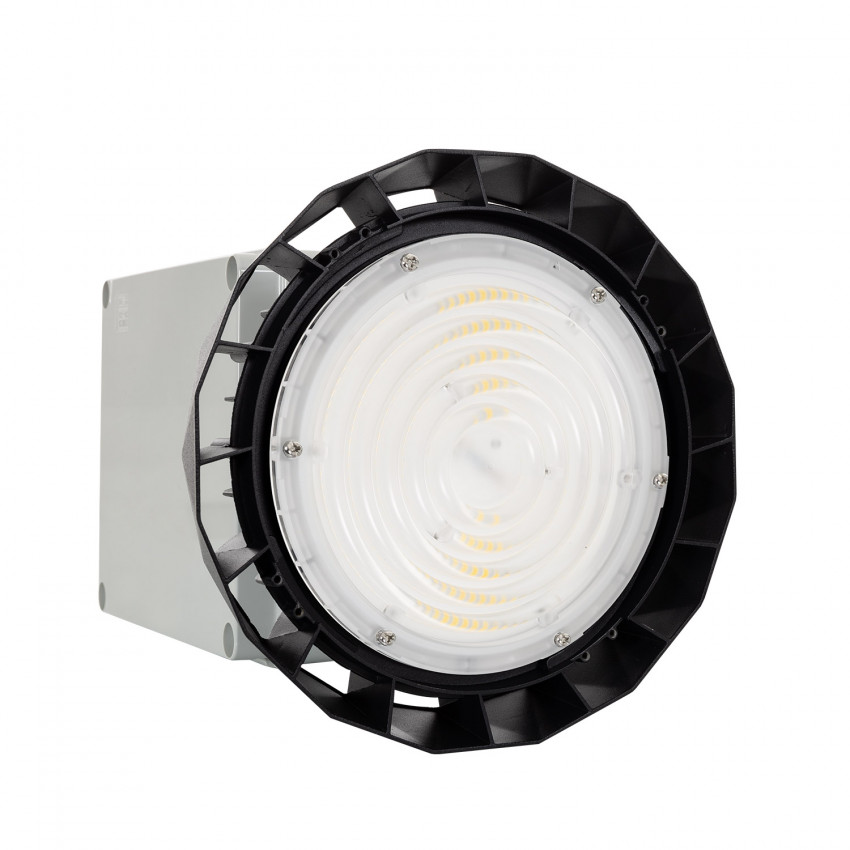 Campana LED Industriale UFO HBS SAMSUNG 100W 190lm/W LIFUD Regolabile 0-10V + Kit di Emergenza
