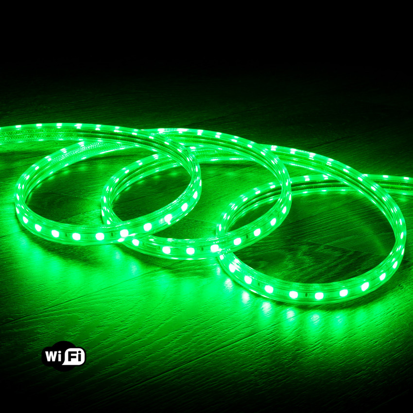 Altissima luminosità STRISCIA LED colore verde SMD 60 LED 1M 1 METRO 