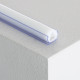Clip di Fissaggio in PVC per Striscia LED Neon Circolare Flessibile Monocolore 1m