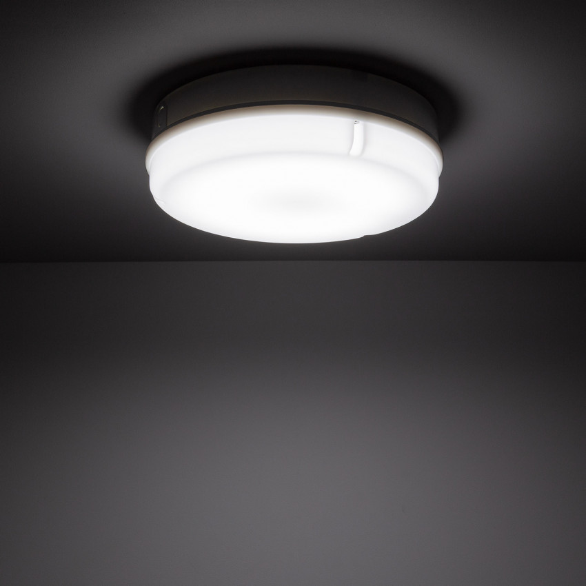 Aplique de Pared LED 24W IP65 Hublot con Sensor PIR y Luz de Emergencia
