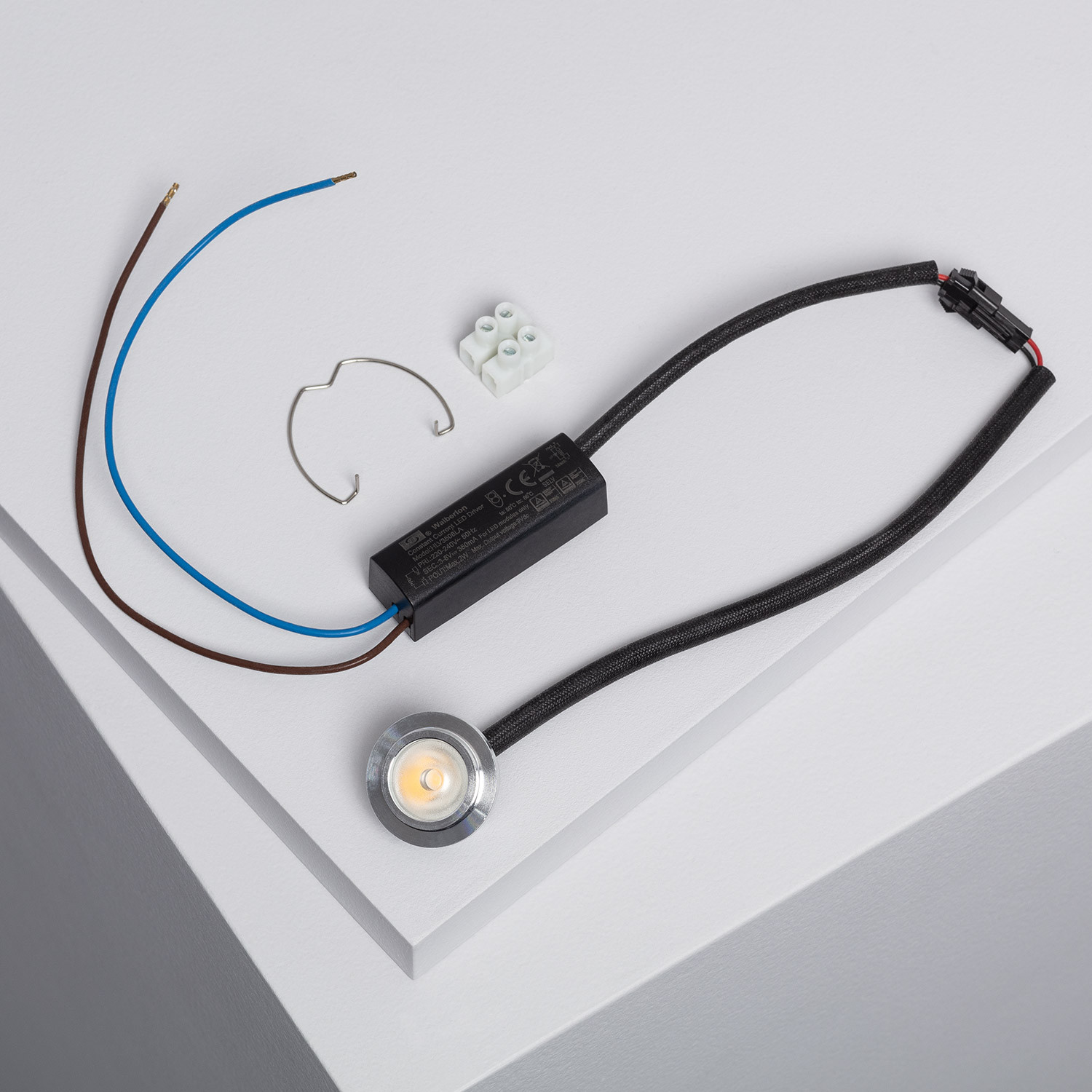 Applique da Parete Integrazione Cartongesso LED 2W Foro 183x123 mm Ledkia