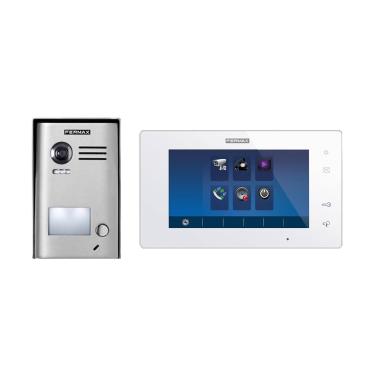 Kit Videocitofono Automatico 1 Campanello WAY 7" FERMAX 1401 Bianco