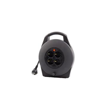 Bobina Prolunga Cavo Elettrico 10m 3x1.5 mm Nero