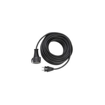 Prolunga Elettrica 20m con IP44 Nero