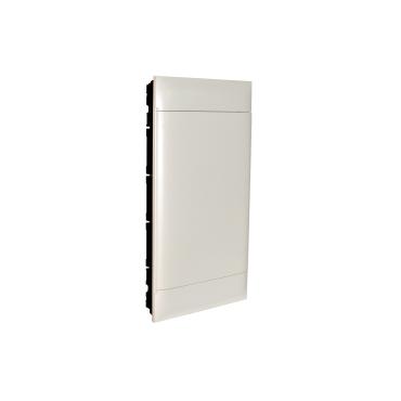 Scatola da Incasso Practibox S per Pareti Divisorie Prefabbricate Porta Liscia 4x18 Moduli LEGRAND 137069 Bianco