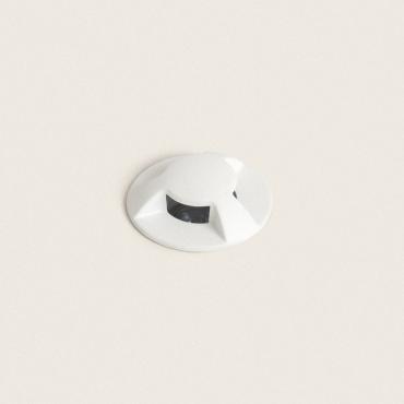 Segnapasso LED per Esterno 1W da Incasso a Terra Letso 3L Bianco