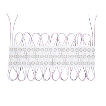 Modulo LED 20 Pezzi 24W IP65 24V DC per Insegne Pubblicitarie 2.5m Diverse opzioni