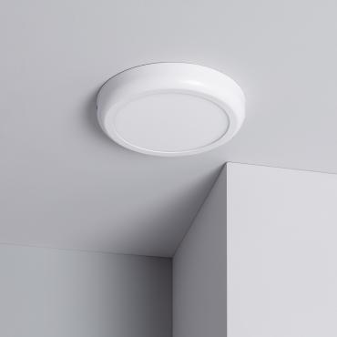 Plafoniera LED 18W Circolare Metallo Ø225 mm Design Bianco Diverse opzioni