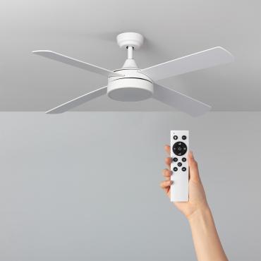 Ventilatore da Soffitto Silenzioso Timor Bianco 132cm Motore DC Bianco