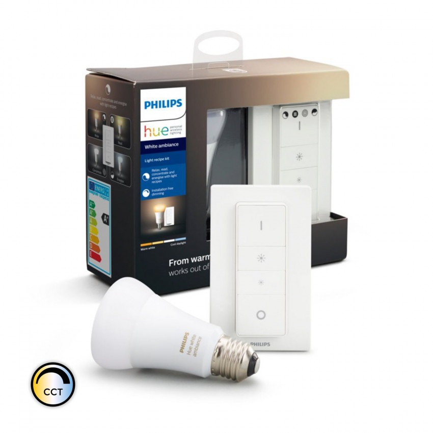 Zestaw Włącznik + Żarówka LED E27 White Ambiance 8,5W PHILIPS Hue 