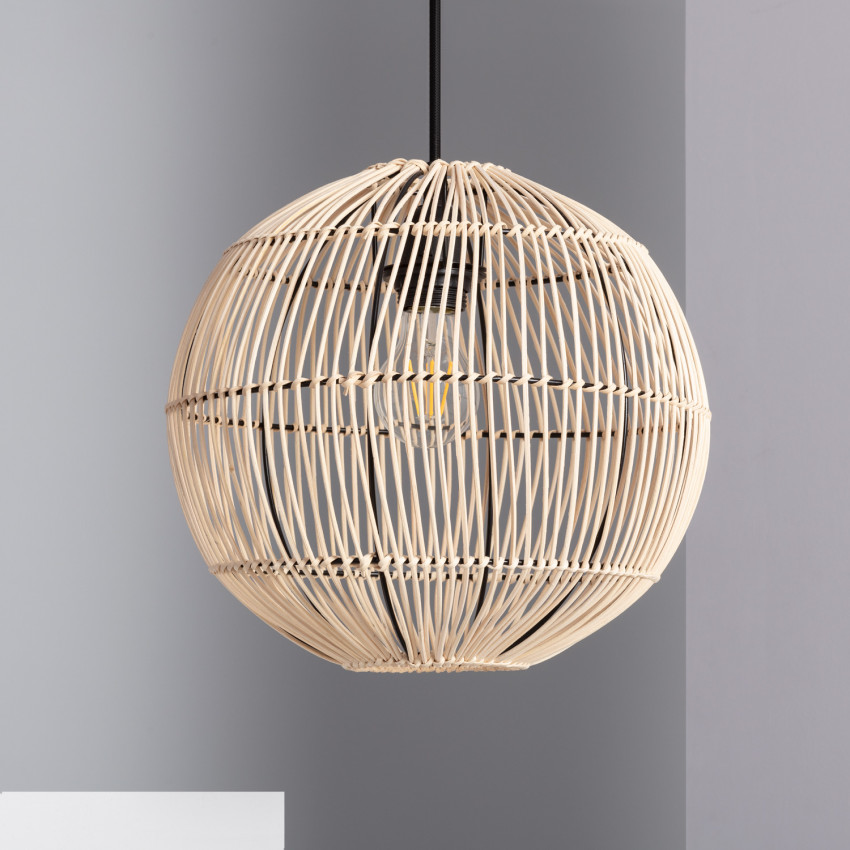 Lampa Wisząca z Rattanu Arawa Amabhola