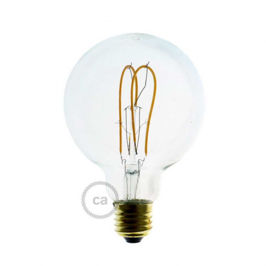 Żarówka Filament LED E27 G95 5W Zakrzywiona z Podwójną Pętlą Creative-Cables DL700141