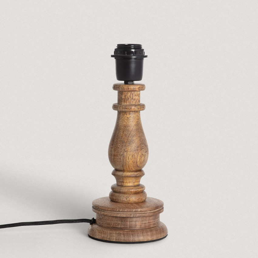 Baza Lampy Stołowej z Drewna Chess