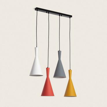 Lampa Wisząca z Metalu Big LennonWielokolorowy