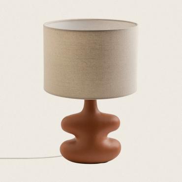 Lampa Stołowa Ceramiczna SerlyTerakota